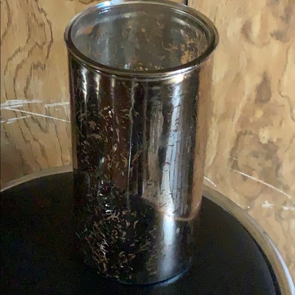 Amazon.com: Glasseam Gold Vase for Flowers: Small Glass  Golden True Glass Vases!